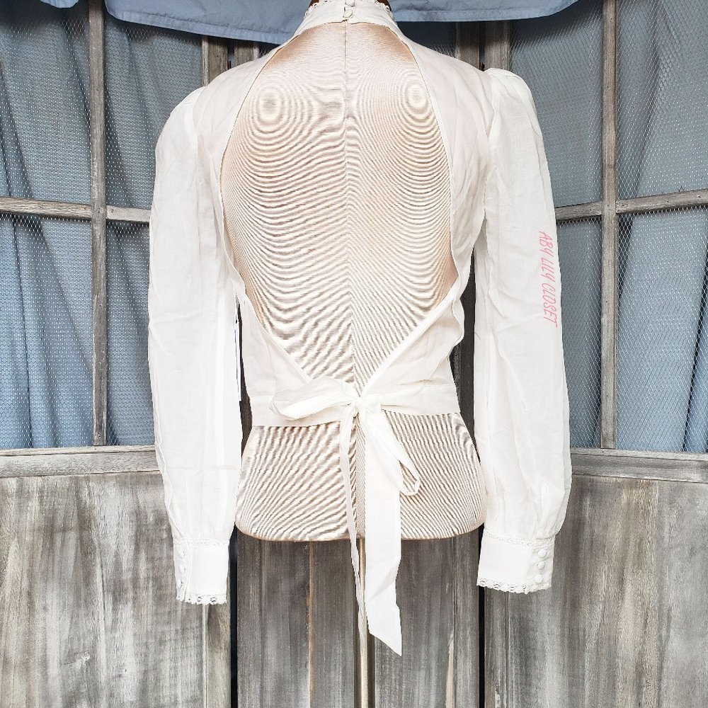 NWT Reformation Tennyson Top White XS - Picture 10 of 14